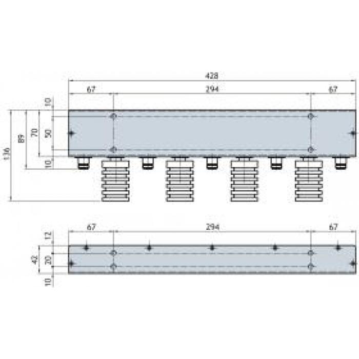 Комбайнер Amphenol Procom PRO-PHY450-4-1-35W