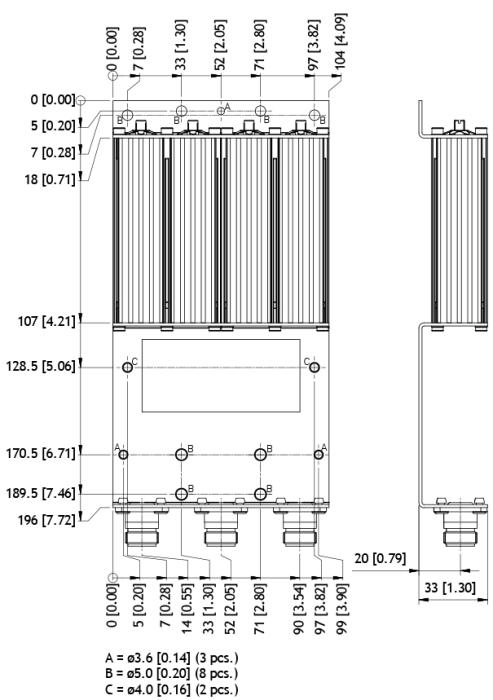 Дуплексный фильтр Amphenol Procom DPF 2/4 H-6/8 N(f)