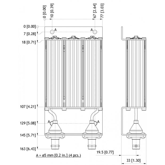 Полосно-режекторный фильтр Amphenol Procom BPBR 2/3 L-6/8 BNC