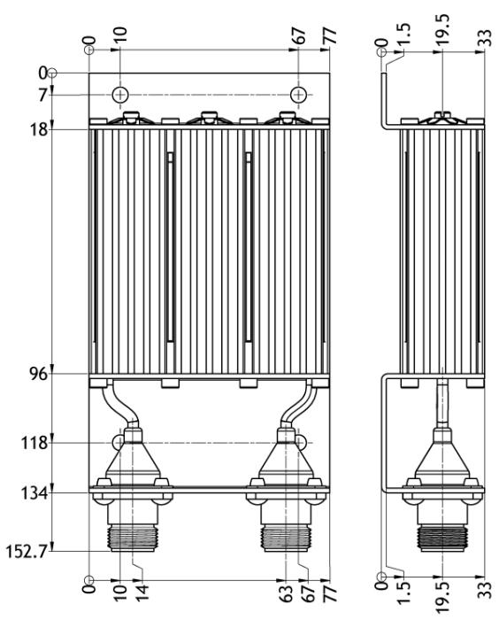 Полосовой фильтр Amphenol Procom BPF 900/3 N