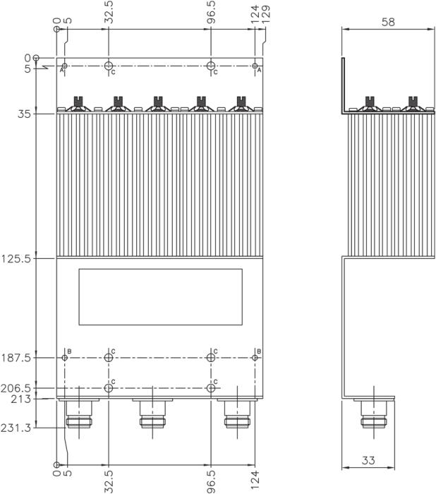 Дуплексный фильтр Amphenol Procom DPF 2/55 H-8/10 N