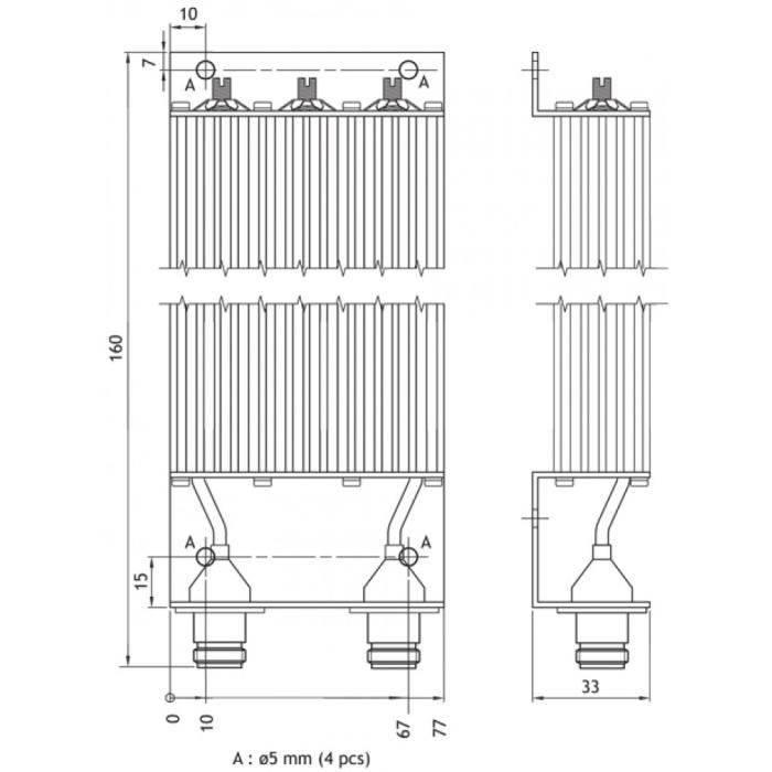 Полосовой фильтр Amphenol Procom BPF 2/3 BNC