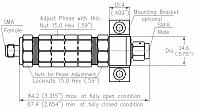Переход коаксиальный с подстройкой фазы SPECTRUM LS-0221-1121