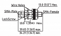 Переход коаксиальный с подстройкой фазы SPECTRUM LS-S008-1121