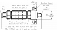Переход коаксиальный с подстройкой фазы SPECTRUM LS-0112-1121