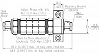 Переход коаксиальный с подстройкой фазы SPECTRUM LS-0118-1111