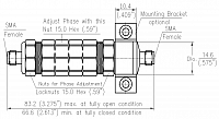 Переход коаксиальный с подстройкой фазы SPECTRUM LS-0112-2121