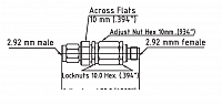 Переход коаксиальный с подстройкой фазы SPECTRUM LS-0040-KFKM