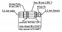 Переход коаксиальный с подстройкой фазы SPECTRUM LS-0050-HFHM