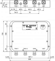 Комбайнер Amphenol Procom PRO-ISO-PHY-TETRA-S-ELW-Nf