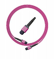 Кабельная сборка оптическая NKT PRO MPOLow/M/UPC-MPOLow/M/UPC-OM4-24B-3.0-10M-LSZH-Violet-B