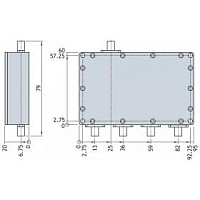 Квадроплексный фильтр Amphenol Procom PRO-QUAD GSM/DCS/UMTS/WIFI