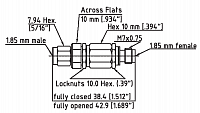 Переход коаксиальный с подстройкой фазы SPECTRUM LS-0065-VFVM
