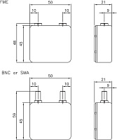 Полосовой фильтр Amphenol Procom BPF 136-225 FME