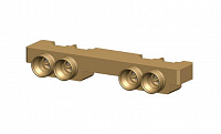 Соединитель коаксиальный H+S 29976CB7-4-4