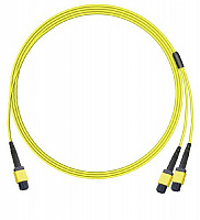 Кабельная сборка оптическая NKT PRO 1MPOLow/M/APC-2MPOLow/M/APC-G657A1-24B-3.0/B3.0-20M/0.5M-LSZH-Yellow-A